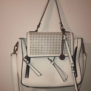 White aldo purse